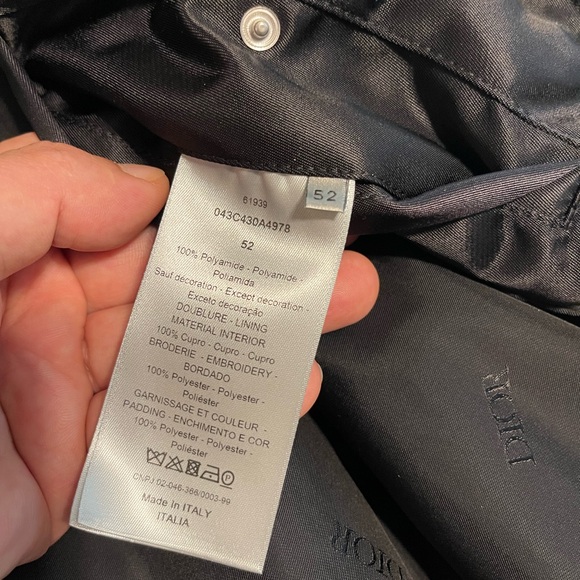 Dior x Judy Blame 2 color Split Bomber Jacket - Picture 6 of 10